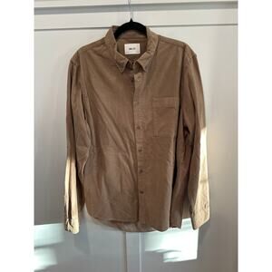 NO. 07 Arnie Corduroy Button Down Shirt Size XL